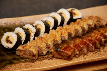 Ganko's specialty stick sushi