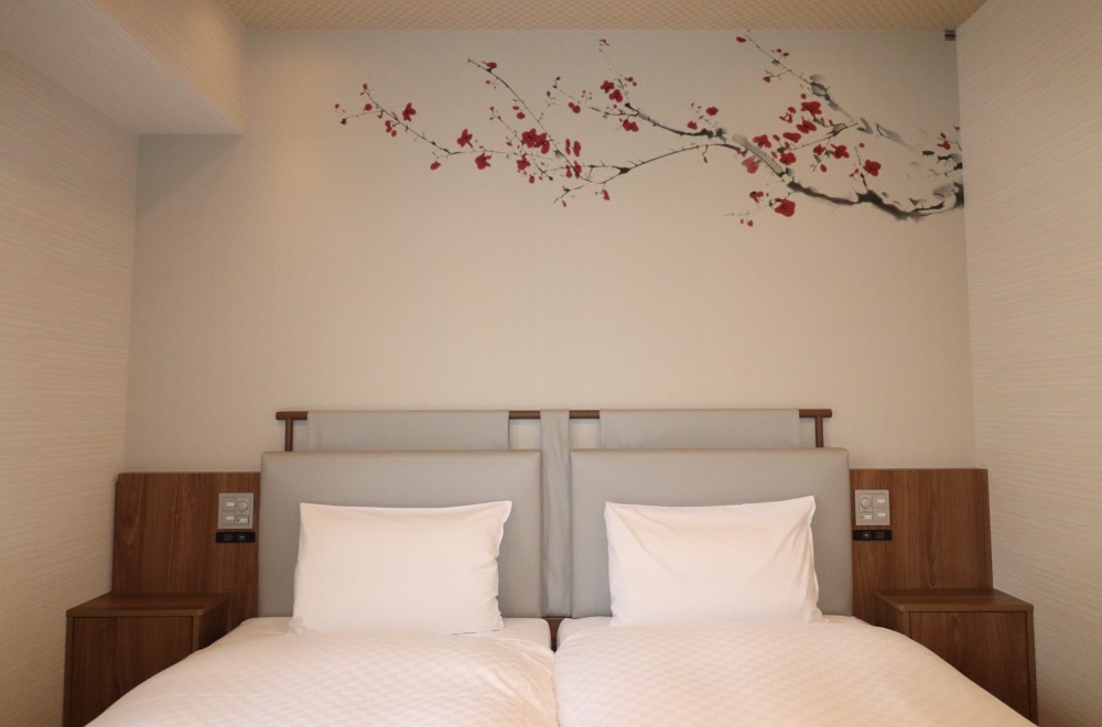 ツインのベッド2台