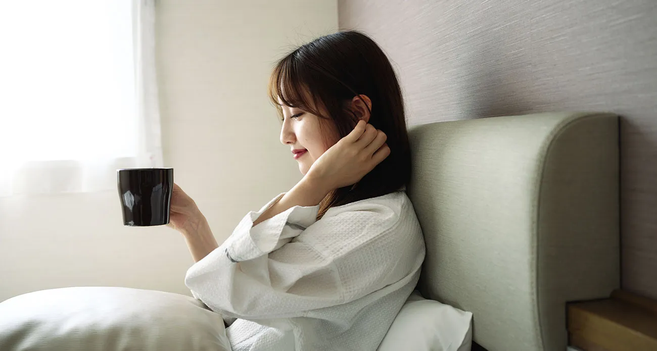 自宅のようにくつろげる機能的な客室